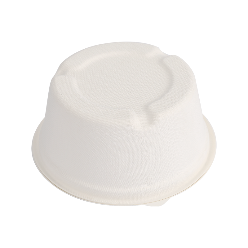 Reliable 1200ml Larger Bowl-bagasse with lid/cover L18*H8.0cm