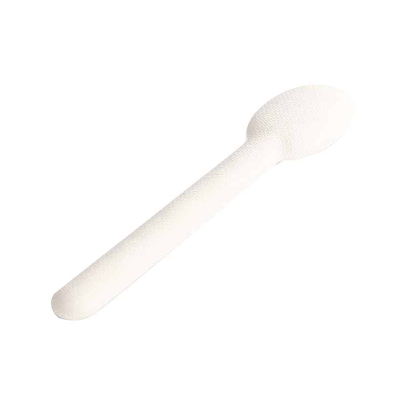 Degradable bagasse soup spoon tableware L15.5-16.ocm